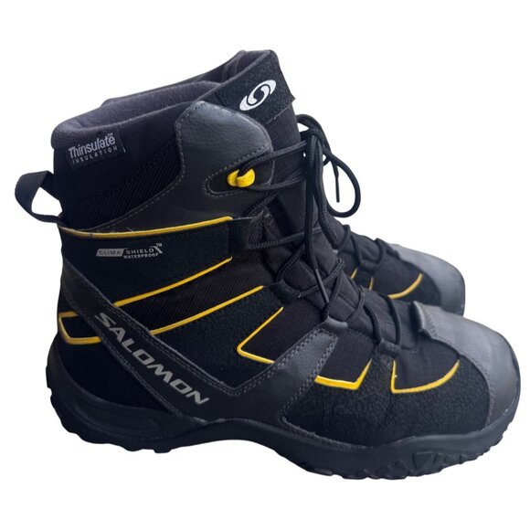 Salomon Snowtrip Mens Size 11.5 Waterproof Snow Boots Thinsulate Insulated Winte
